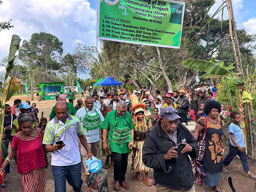 BSP restores water supply to Nagamizuha Village